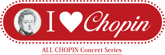 オールショパンコンサートシリーズ I♥Chopinロゴ